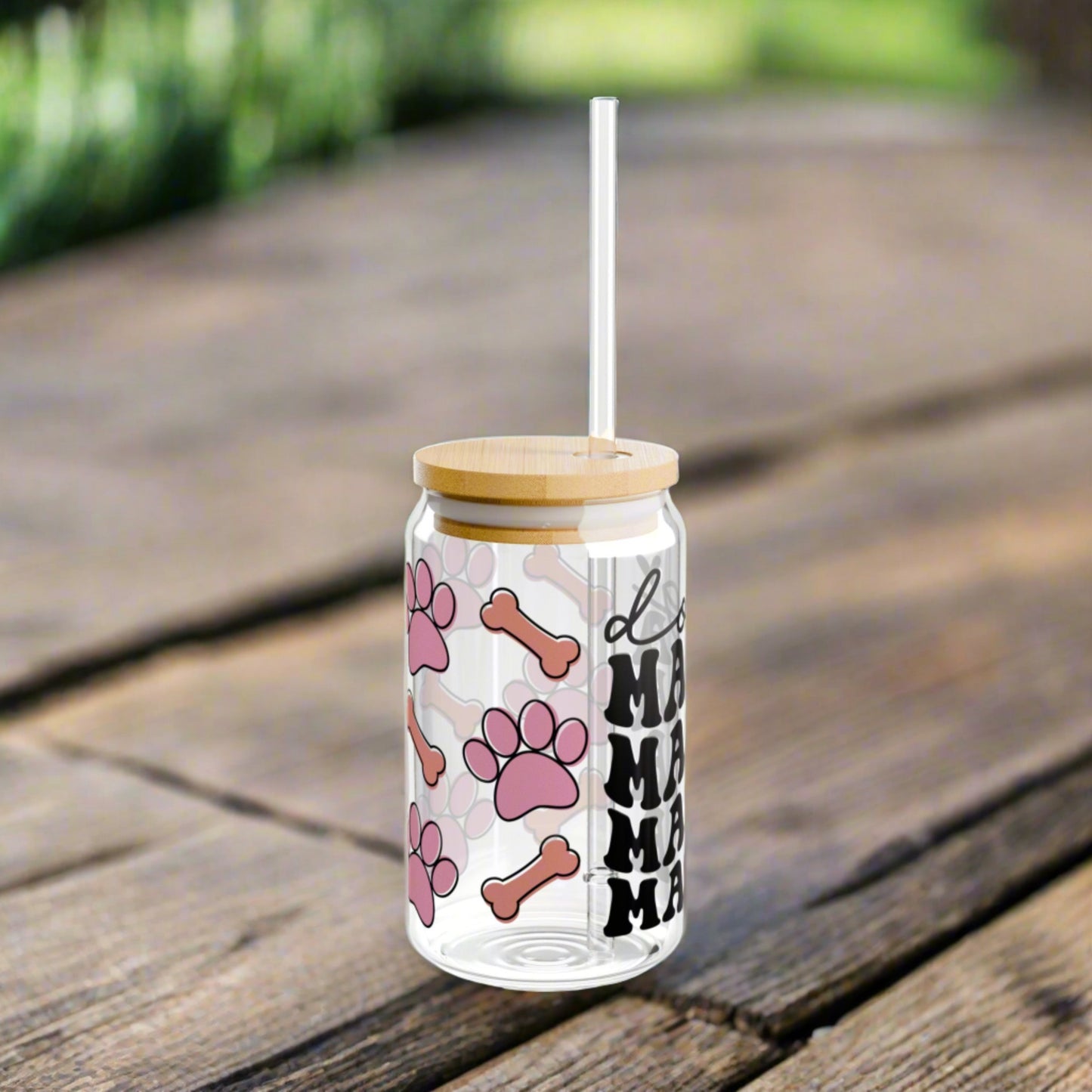 Dog Mama Sipper Glass - Kim’s Signature Beauty & Accessories    