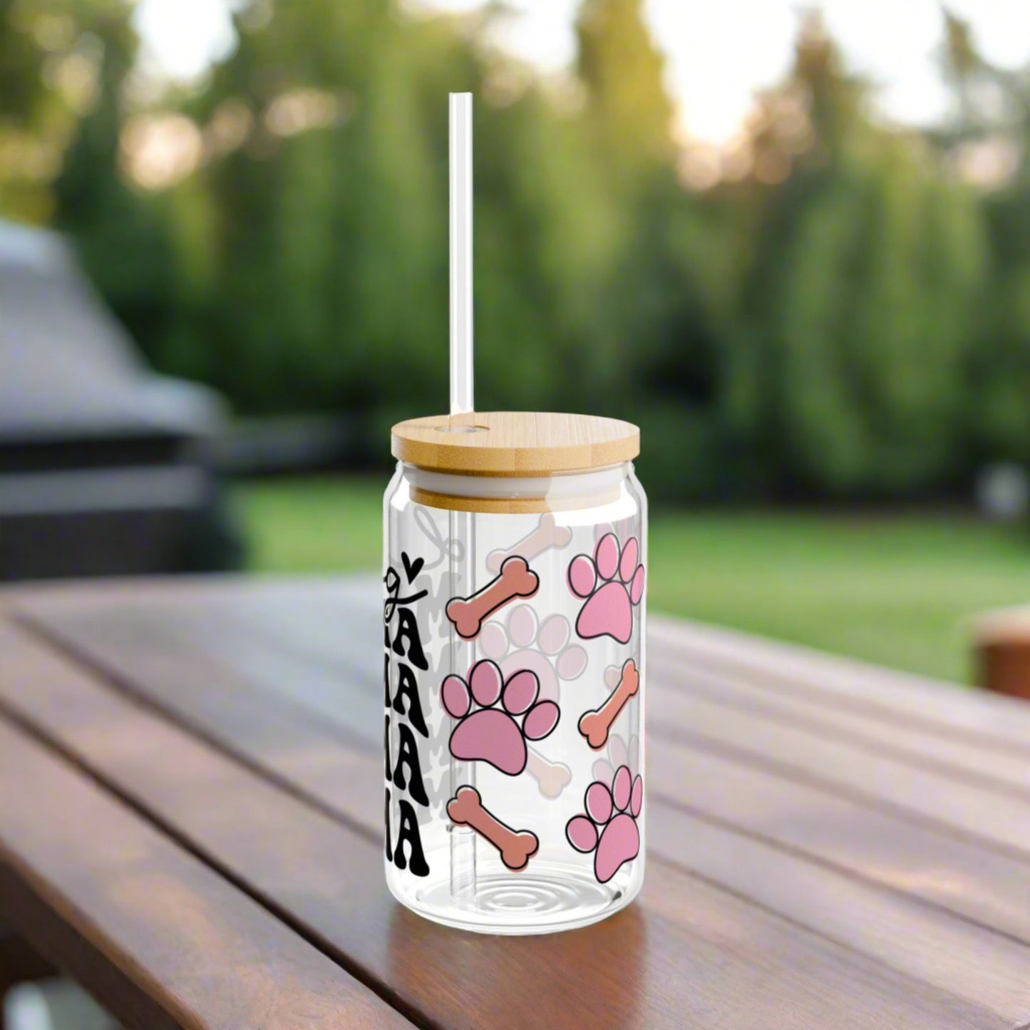 Dog Mama Sipper Glass - Kim’s Signature Beauty & Accessories    