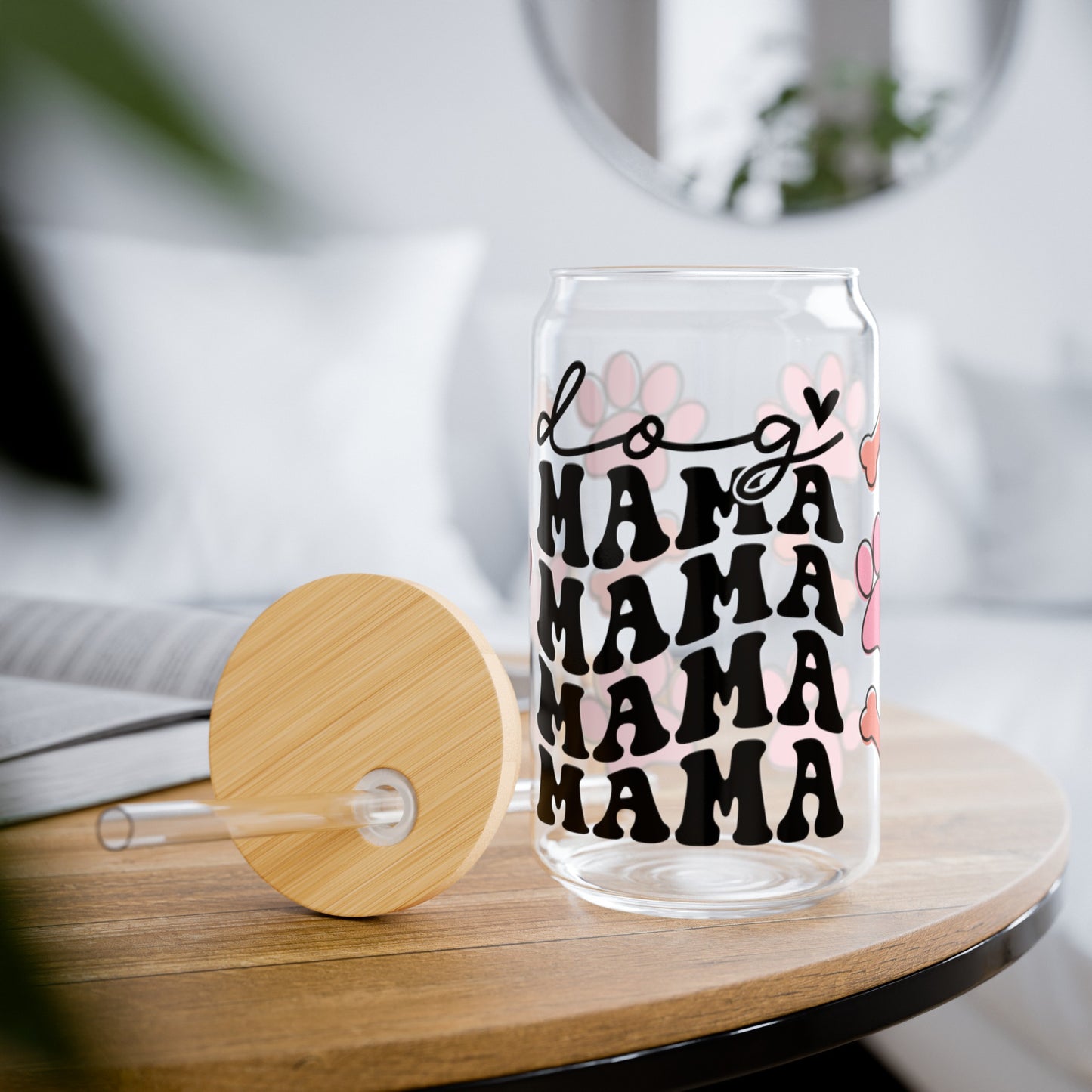 Dog Mama Sipper Glass - Kim’s Signature Beauty & Accessories    