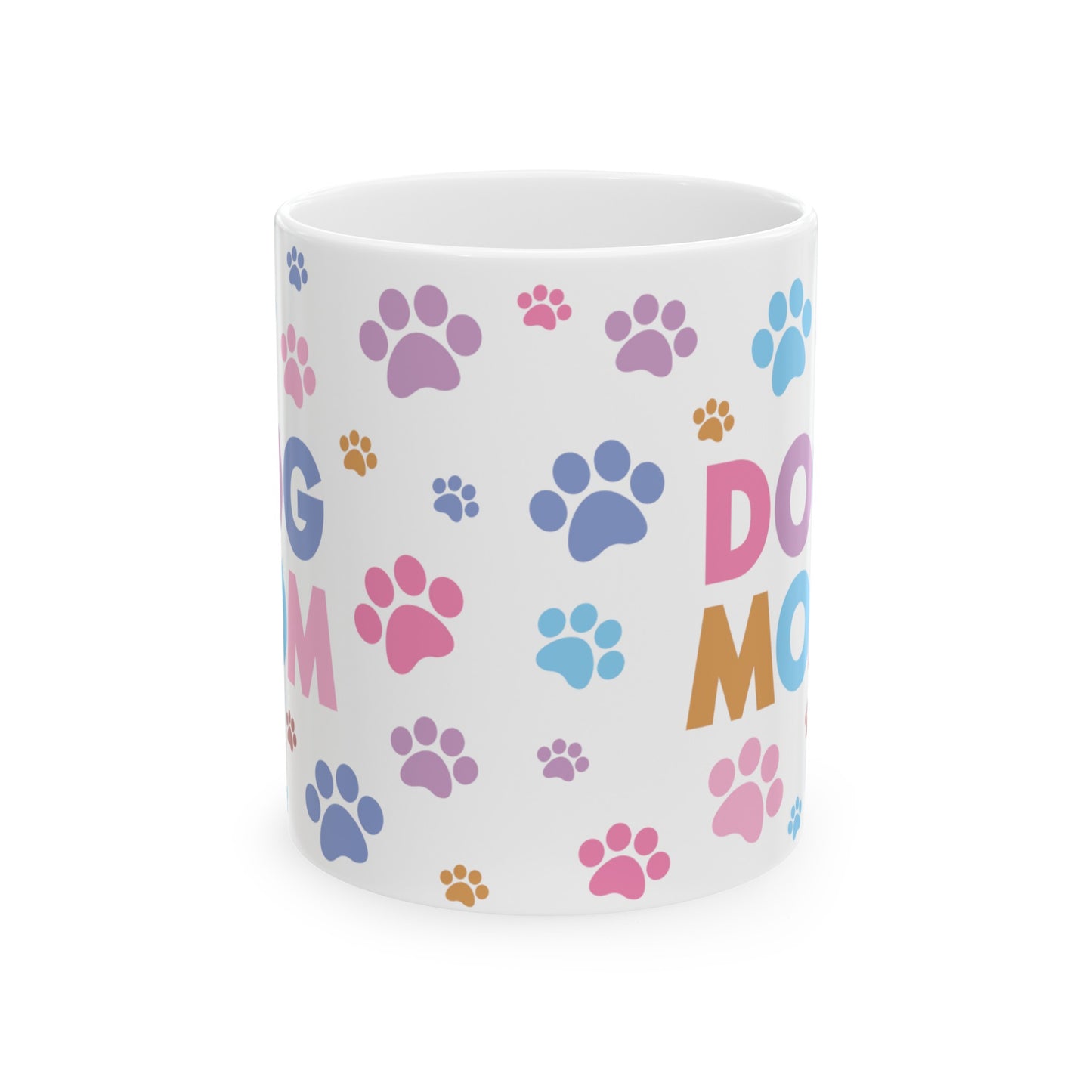 Dog Mom Colorful Prints 11oz Mug - Kim’s Signature Beauty & Accessories    