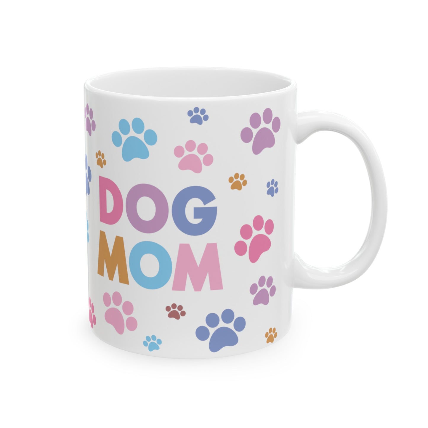 Dog Mom Colorful Prints 11oz Mug - Kim’s Signature Beauty & Accessories    