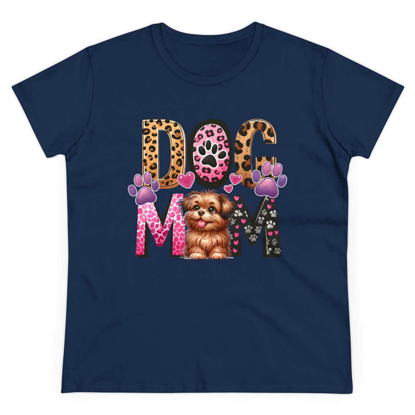 Dog Mom |  Cotton Tee - Kim’s Signature Beauty & Accessories    