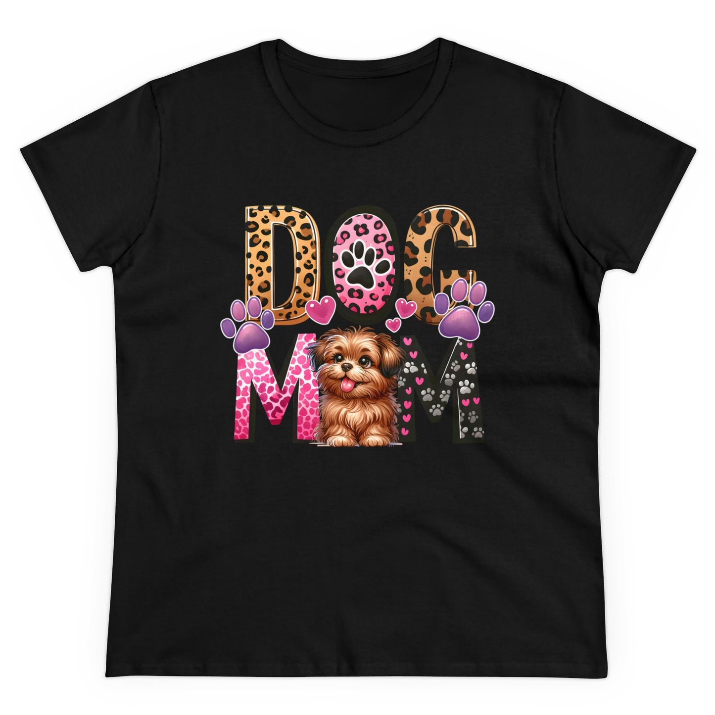 Dog Mom |  Cotton Tee - Kim’s Signature Beauty & Accessories    