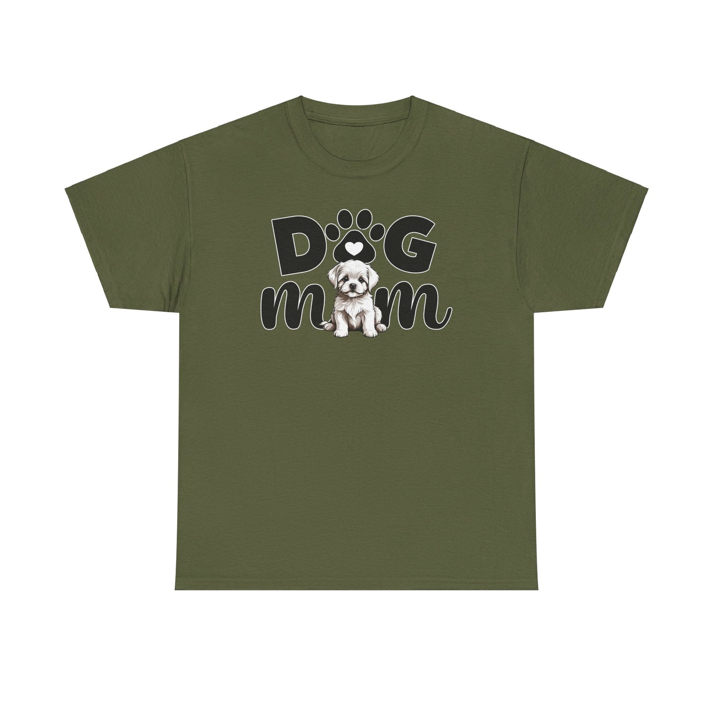 Dog Mom Cotton Tee - Kim’s Signature Beauty & Accessories    