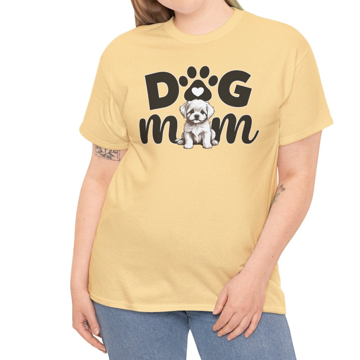 Dog Mom Cotton Tee - Kim’s Signature Beauty & Accessories    