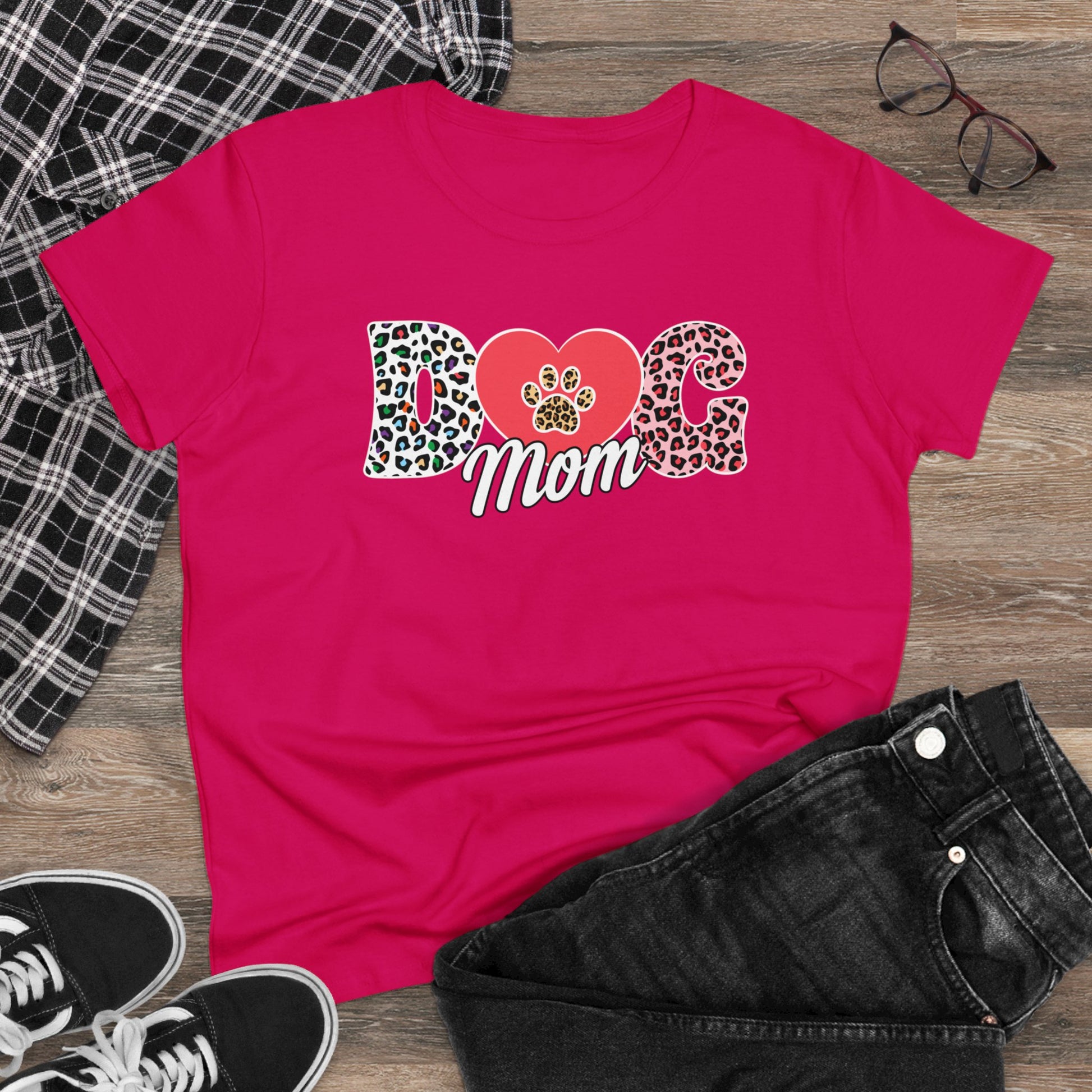 Dog Mom | Cotton Tee - Kim’s Signature Beauty & Accessories    