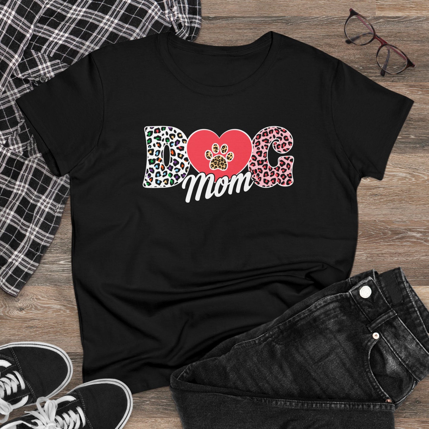 Dog Mom | Cotton Tee - Kim’s Signature Beauty & Accessories    