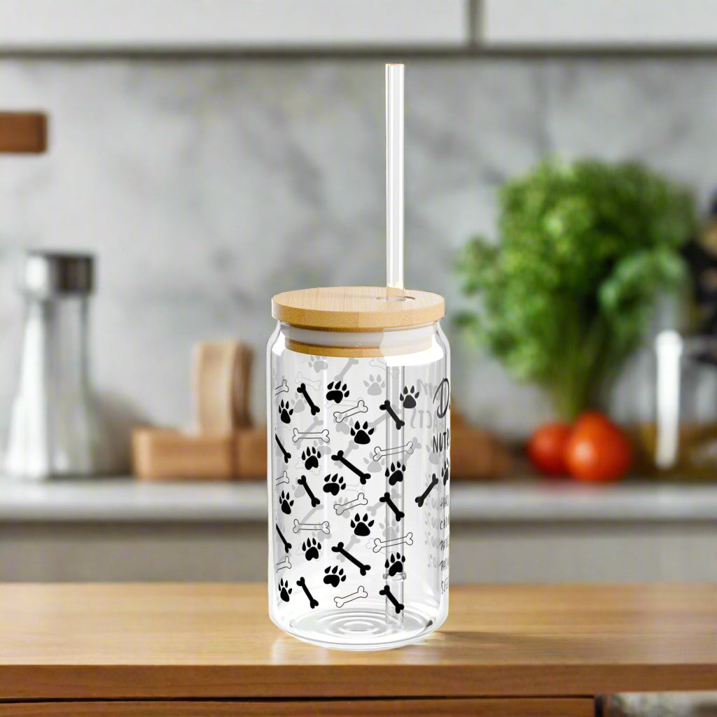 Dog Mom Nutrition Facts | Sipper Glass - Kim’s Signature Beauty & Accessories    