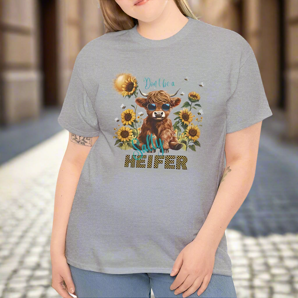 Don't Be a Salty Heifer T-Shirt - Kim’s Signature Beauty & Accessories    