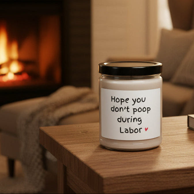 Don't Poop Funny Gift  | Scented Soy Candle, 9oz - Kim’s Signature Beauty & Accessories