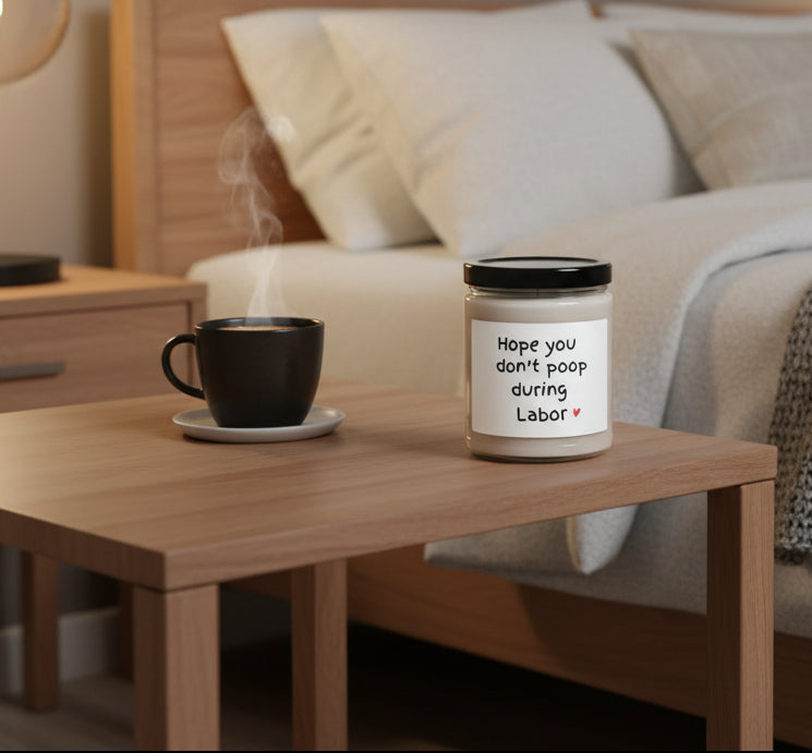 Don't Poop Funny Gift  | Scented Soy Candle, 9oz - Kim’s Signature Beauty & Accessories