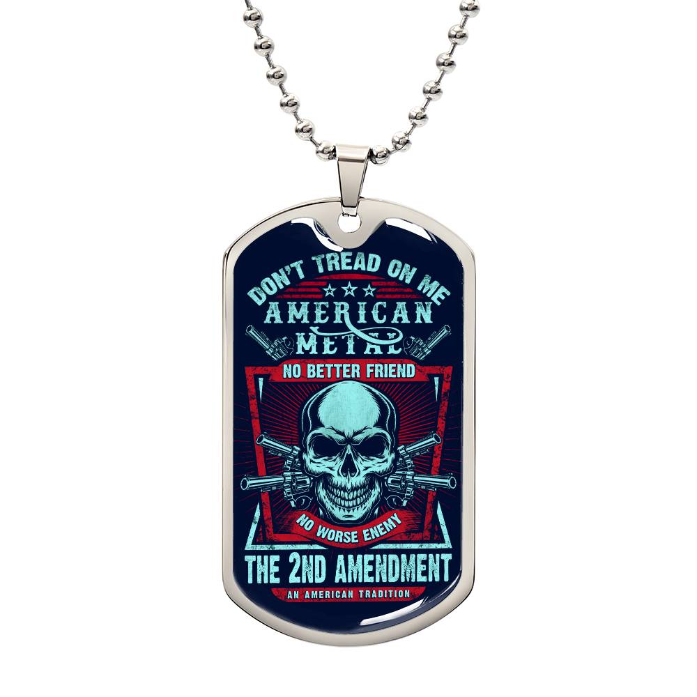 Don't Tread on Me Dog tag - Kim’s Signature Beauty & Accessories    