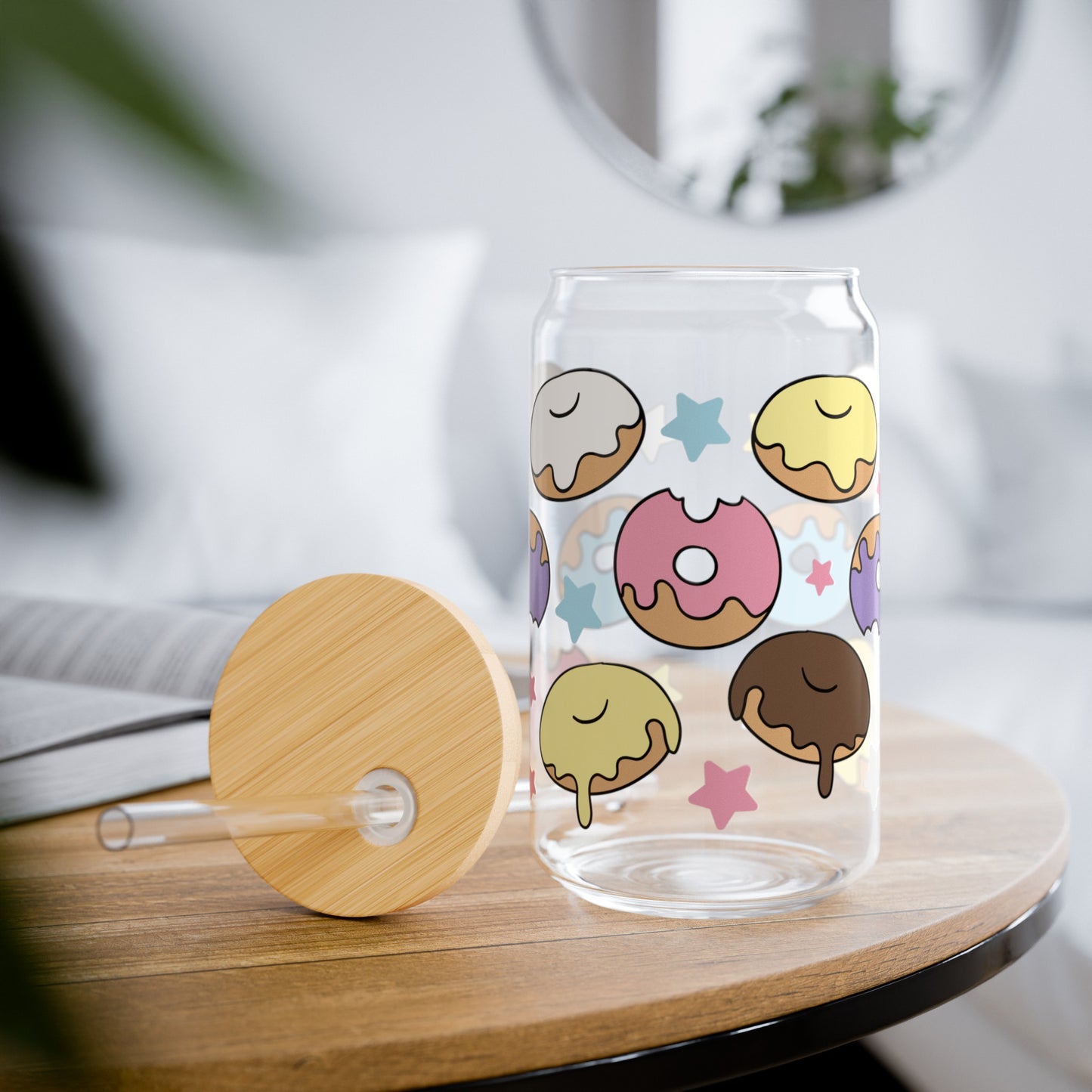 Donut Love Sipper Glass - Kim’s Signature Beauty & Accessories    