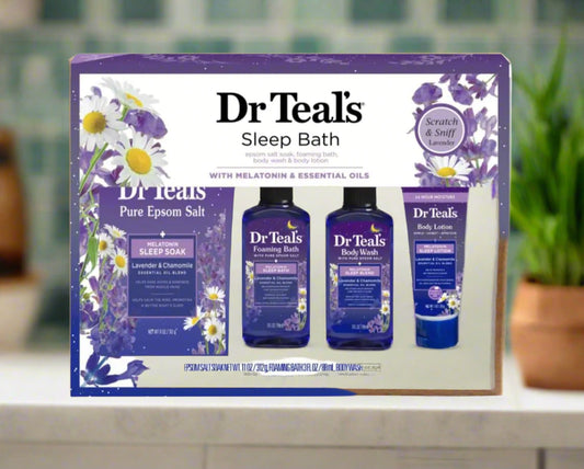 Dr Teals Gift Set (Lavender & Chamomile Set of 4) - Kim’s Signature Beauty & Accessories    