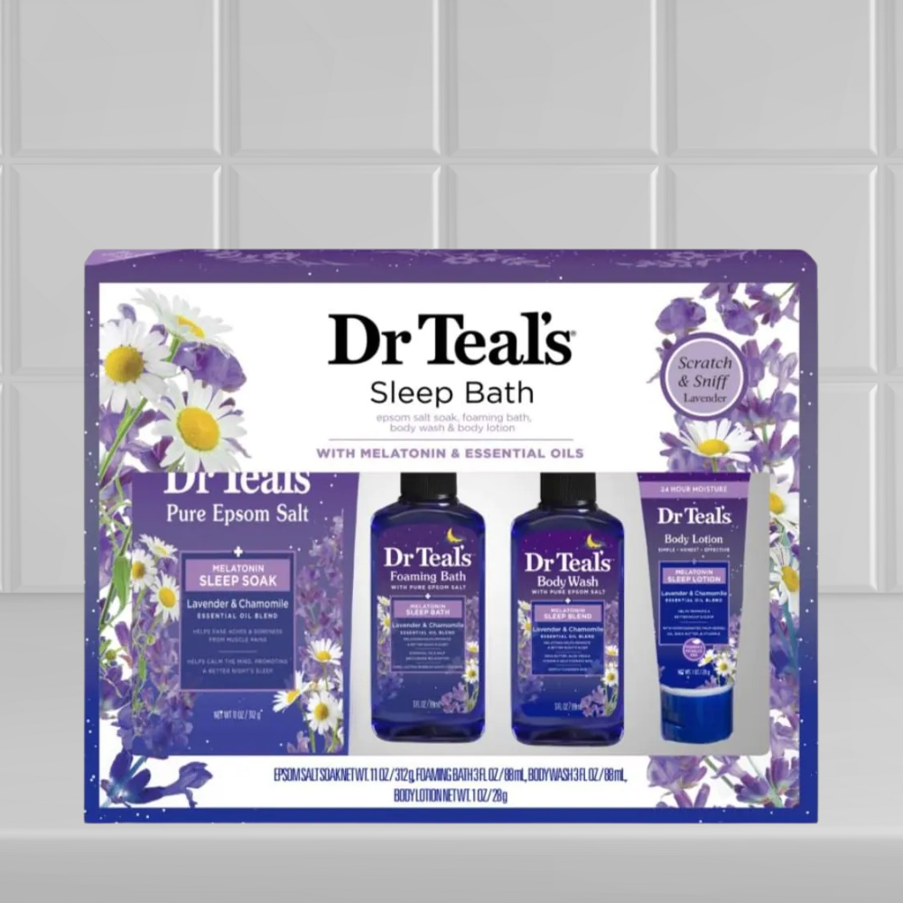 Dr Teals Gift Set (Lavender & Chamomile Set of 4) - Kim’s Signature Beauty & Accessories    