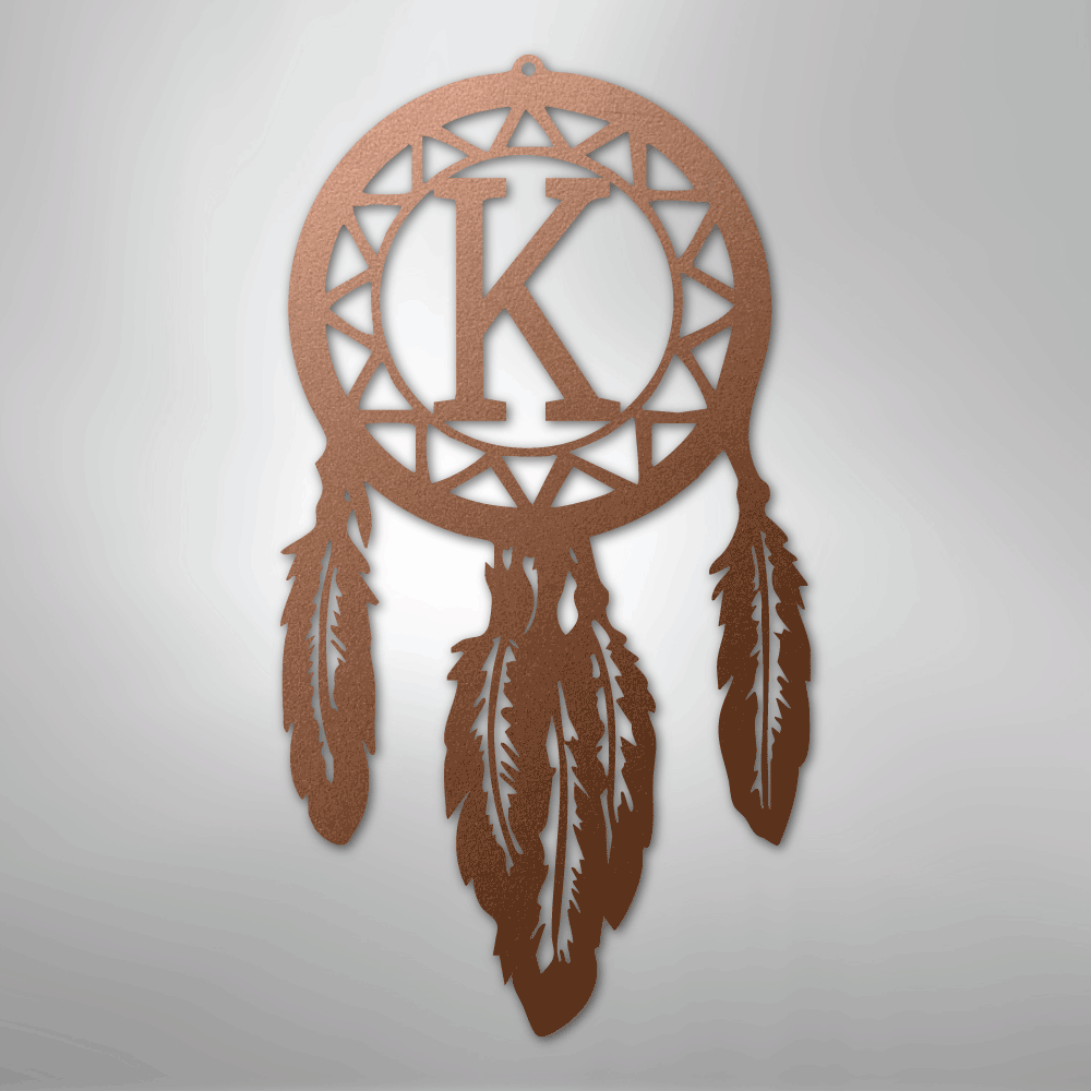 Dream Catcher Monogram - Steel Sign - Kim’s Signature Beauty & Accessories