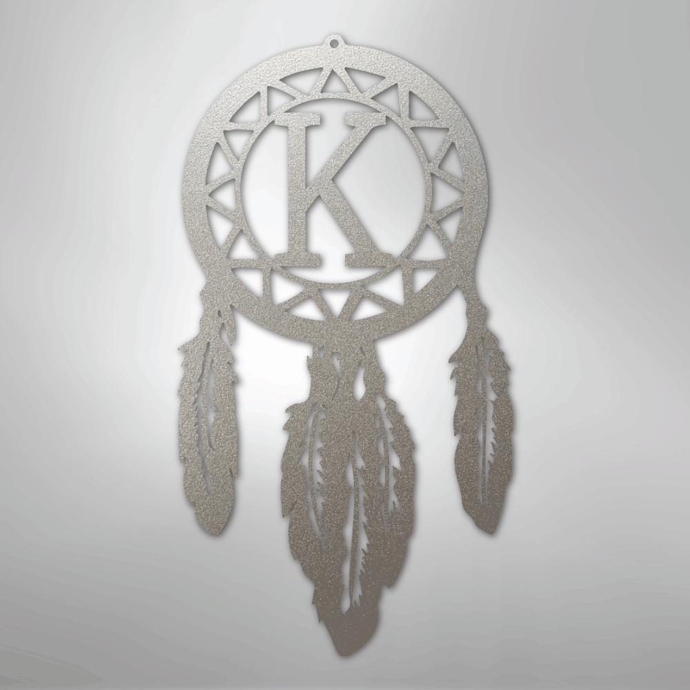 Dream Catcher Monogram - Steel Sign - Kim’s Signature Beauty & Accessories