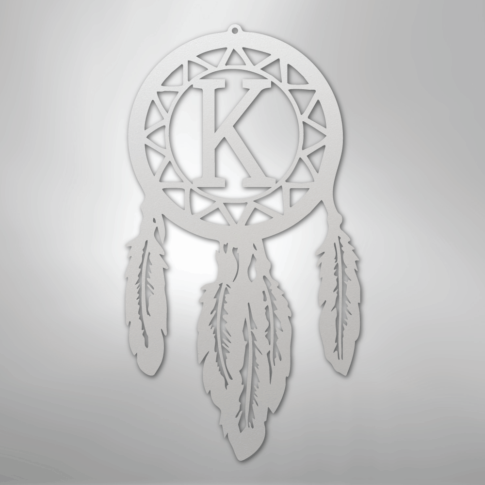 Dream Catcher Monogram - Steel Sign - Kim’s Signature Beauty & Accessories