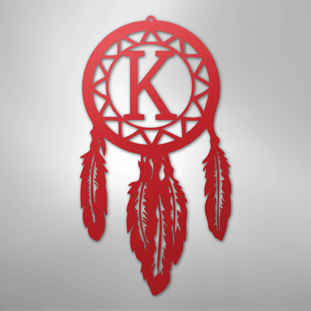 Dream Catcher Monogram - Steel Sign - Kim’s Signature Beauty & Accessories
