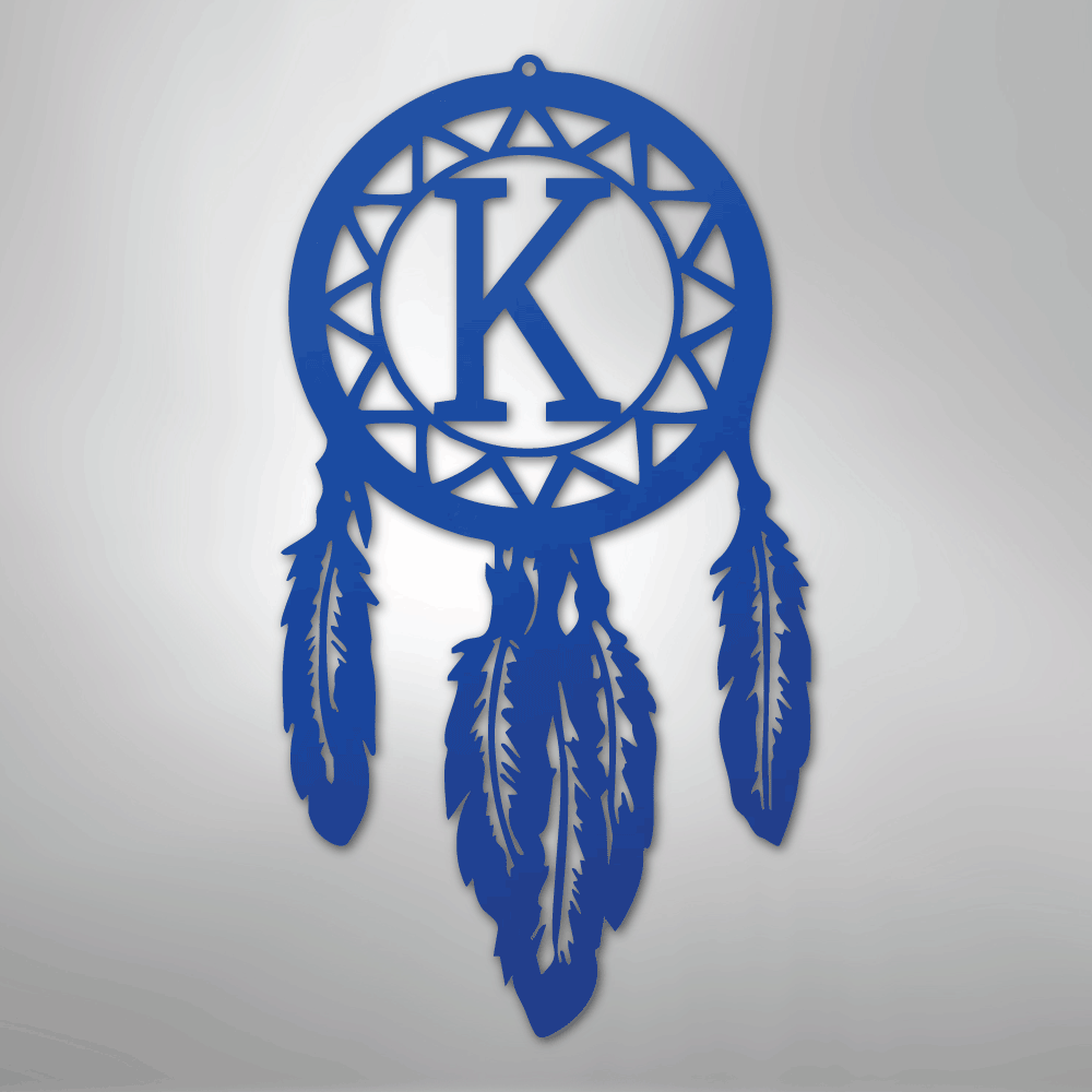 Dream Catcher Monogram - Steel Sign - Kim’s Signature Beauty & Accessories