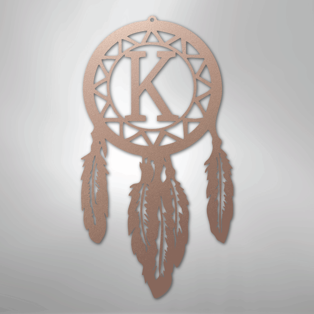 Dream Catcher Monogram - Steel Sign - Kim’s Signature Beauty & Accessories