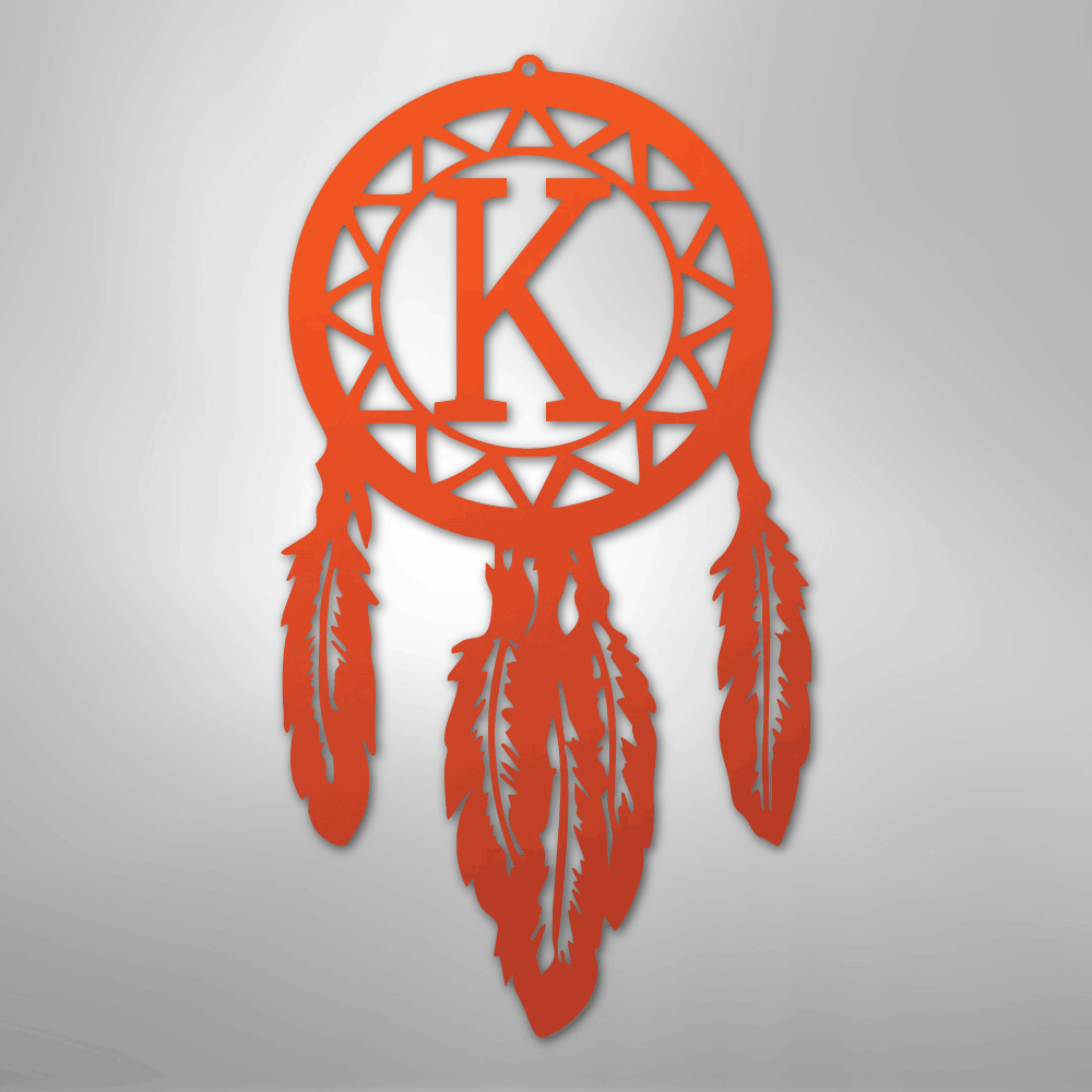 Dream Catcher Monogram - Steel Sign - Kim’s Signature Beauty & Accessories