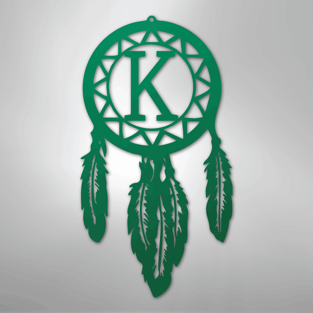 Dream Catcher Monogram - Steel Sign - Kim’s Signature Beauty & Accessories