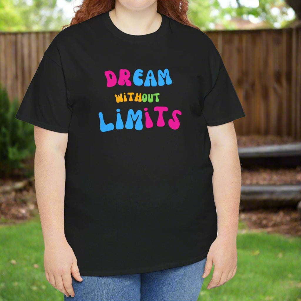 Dream Without Limits | Cotton Tee - Kim’s Signature Beauty & Accessories    