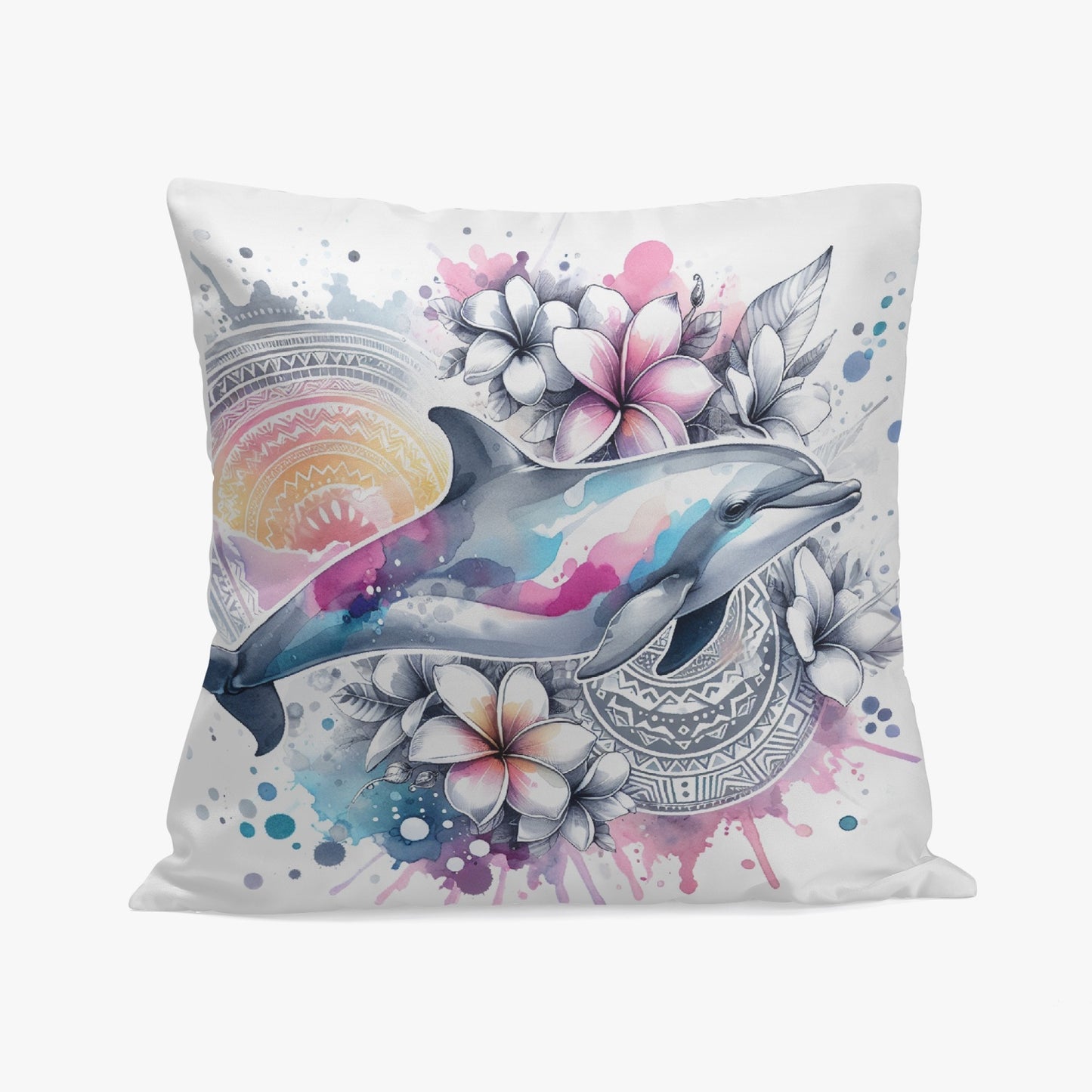 Dynamic Dolphin Undersea Pillow Cover - Kim’s Signature Beauty & Accessories    