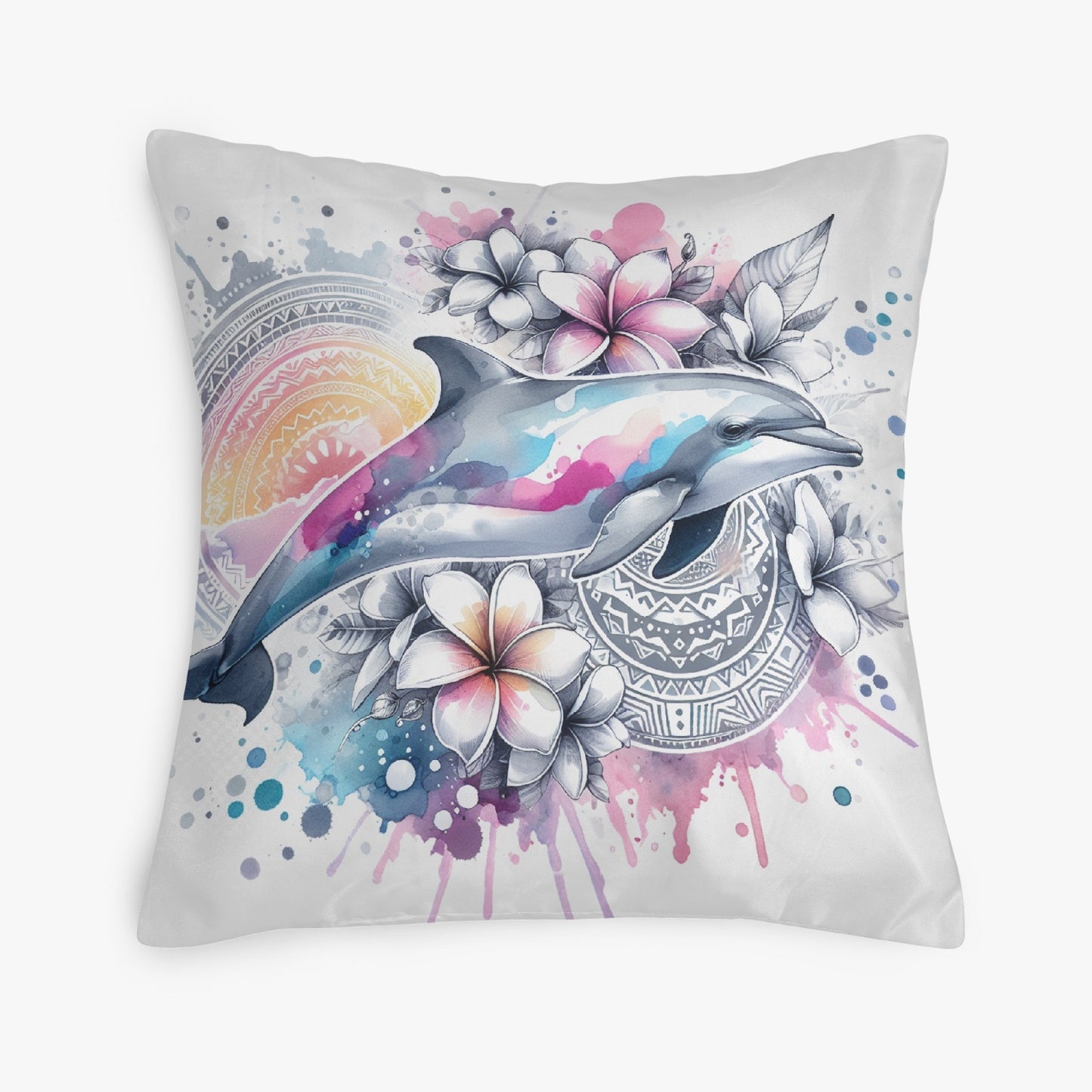 Dynamic Dolphin Undersea Pillow Cover - Kim’s Signature Beauty & Accessories    