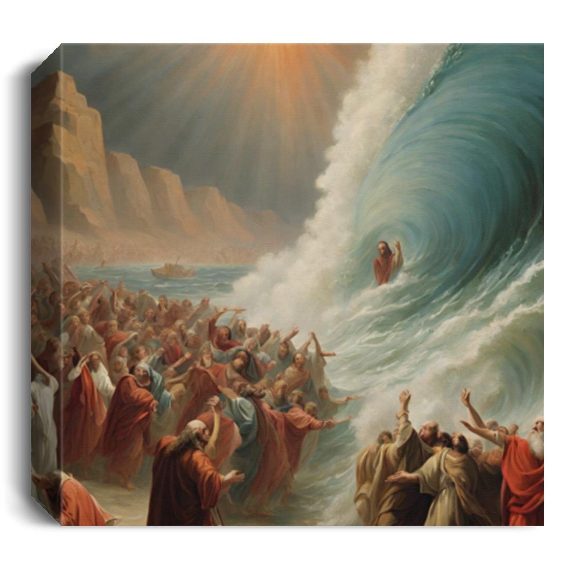 Moses Parts the Red Sea | Collection Canvas Wall Art - Kim’s Signature Beauty & Accessories    