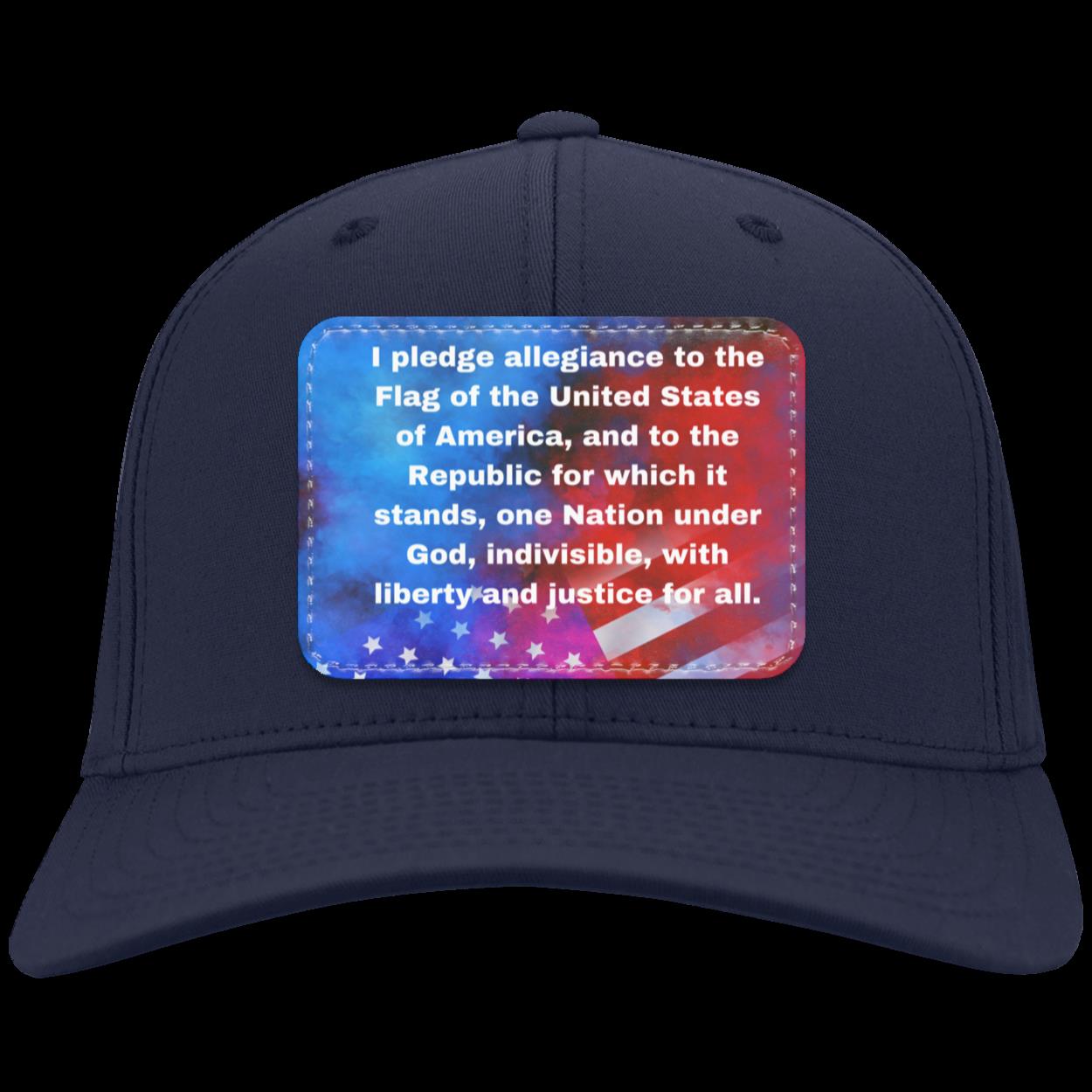 Pledge of Allegiance Twill Cap - Patch - Kim’s Signature Beauty & Accessories    (Store description)