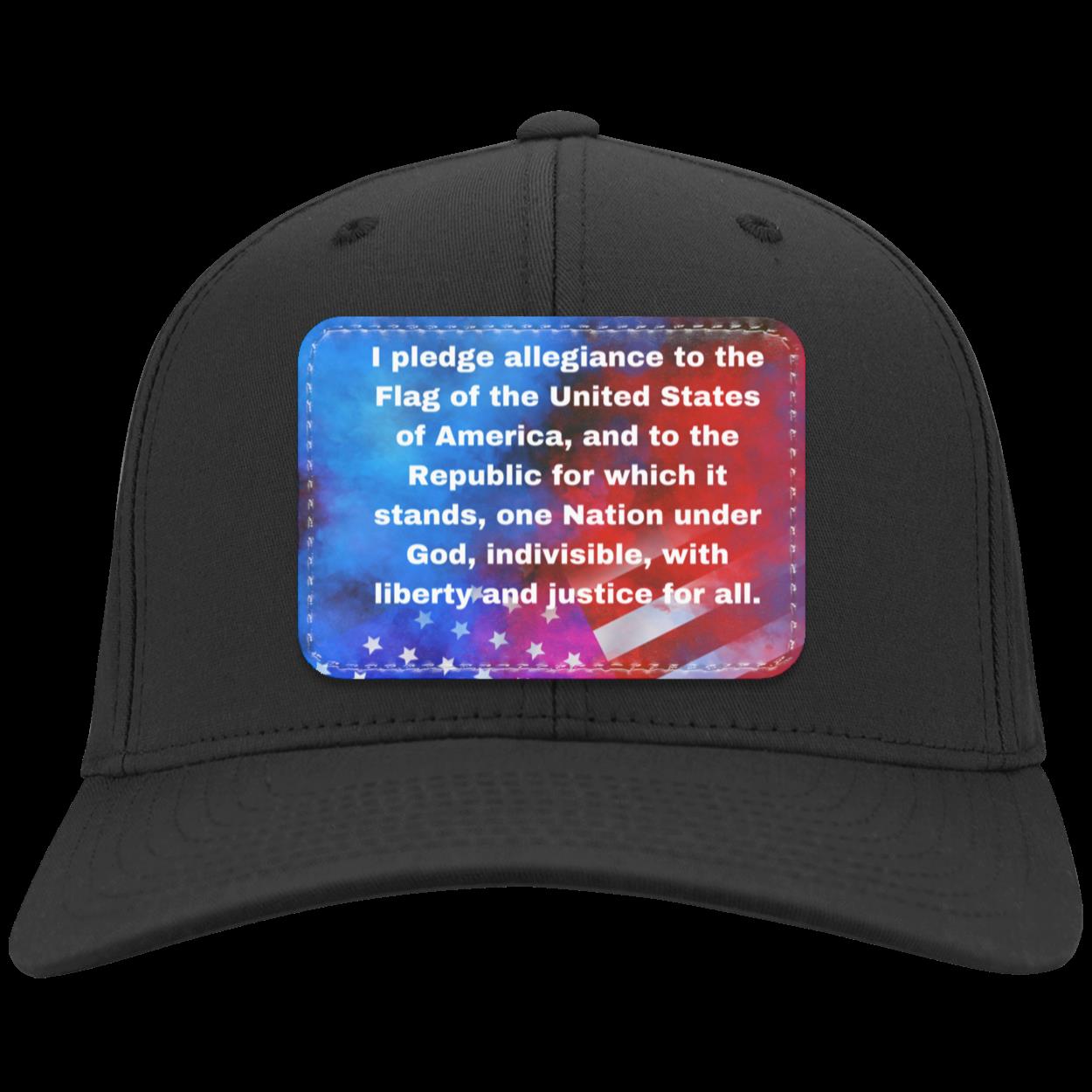 Pledge of Allegiance Twill Cap - Patch - Kim’s Signature Beauty & Accessories    (Store description)