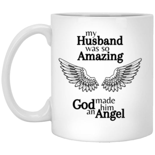Husband Angel Memorial Mug 11oz - Kim’s Signature Beauty & Accessories    