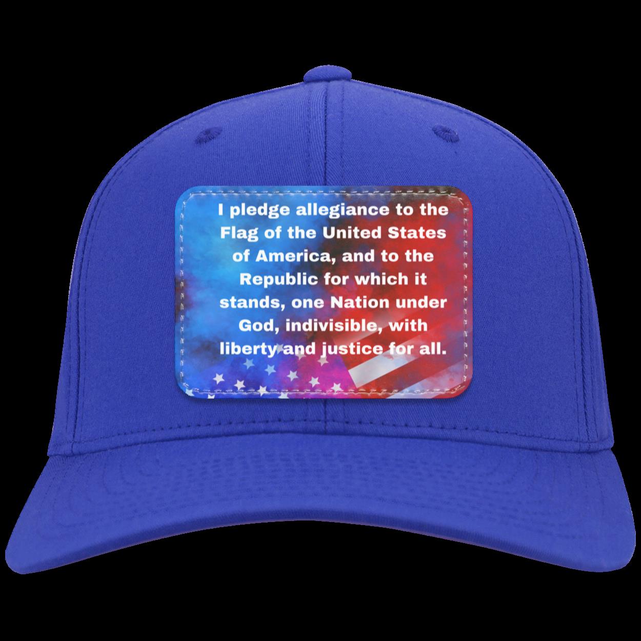 Pledge of Allegiance Twill Cap - Patch - Kim’s Signature Beauty & Accessories    (Store description)