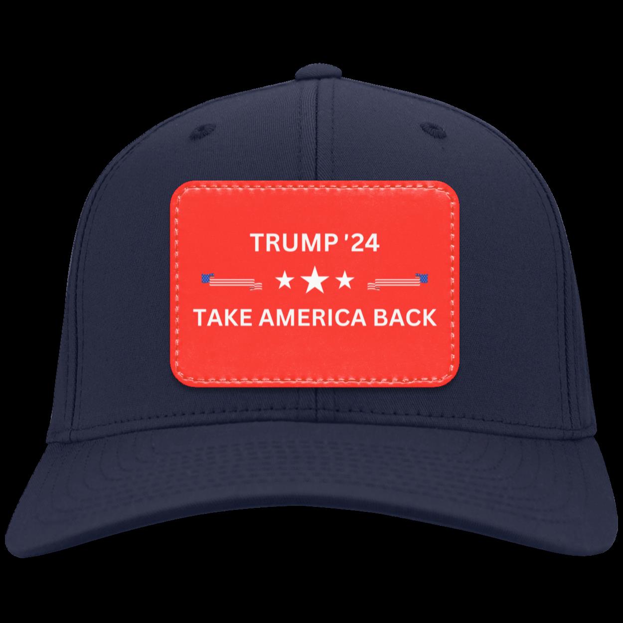 Take America Back 2024 Twill Cap - Patch - Kim’s Signature Beauty & Accessories    (Store description)