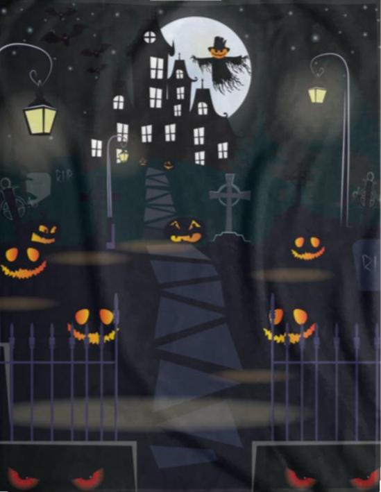 Haunted House Blanket - Kim’s Signature Beauty & Accessories    
