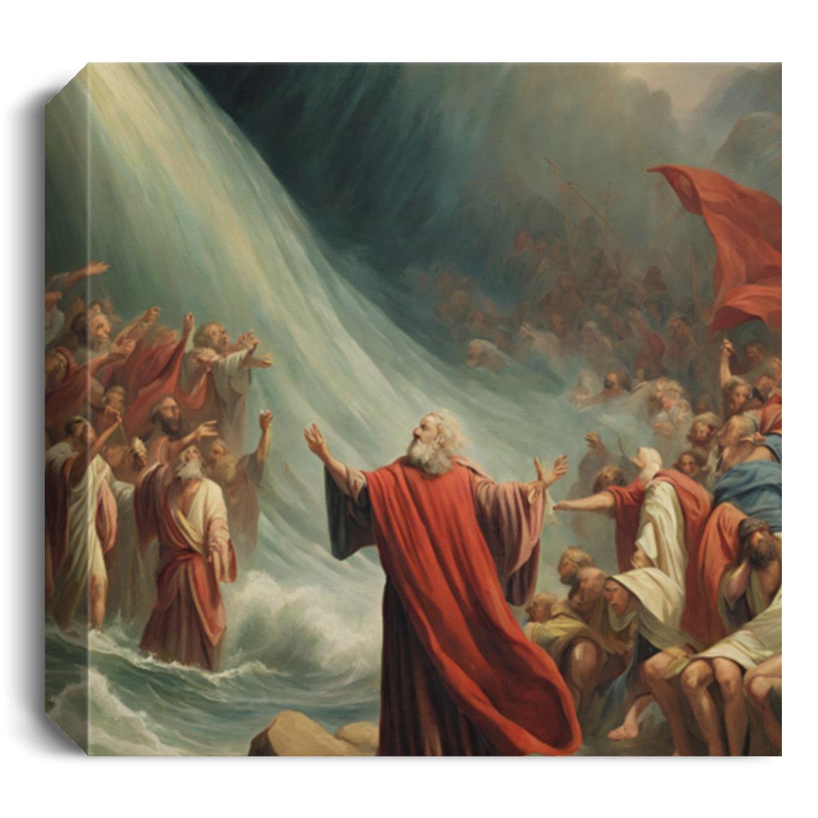 Moses Parts the Red Sea | Collection Canvas Wall Art - Kim’s Signature Beauty & Accessories    