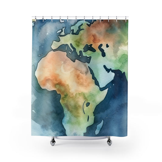 Earth's Beauty Shower Curtain - Kim’s Signature Beauty & Accessories    