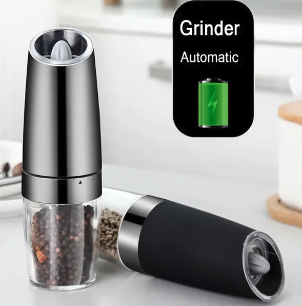 Electric Gravity Salt & Pepper Grinder - Kim’s Signature Beauty & Accessories    