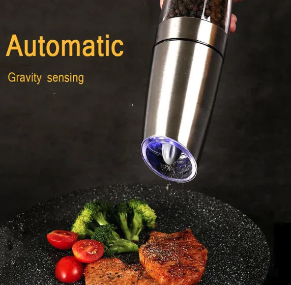 Electric Gravity Salt & Pepper Grinder - Kim’s Signature Beauty & Accessories    