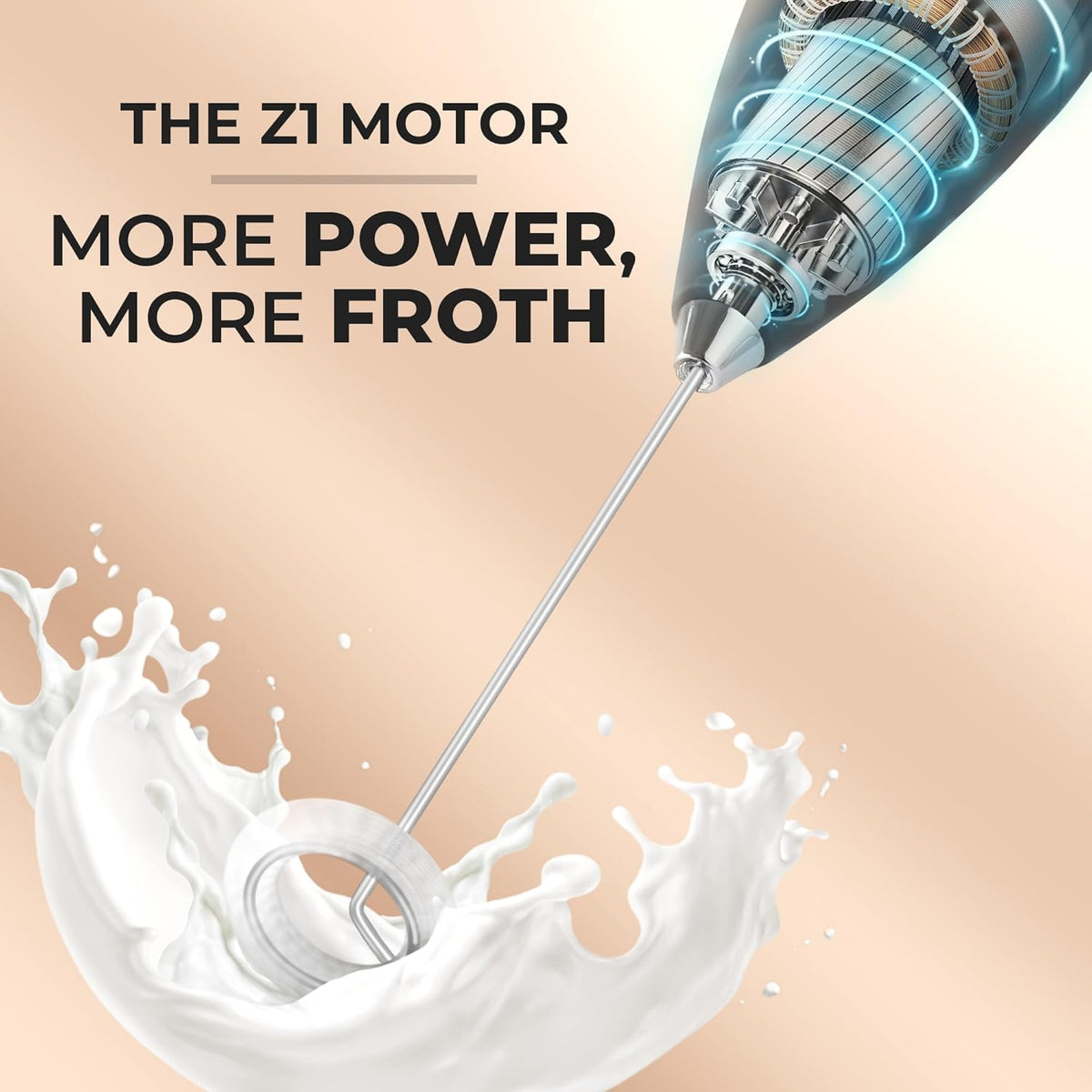Electric Milk Frother Wand – Handheld Foam Maker for Coffee - Kim’s Signature Beauty & Accessories