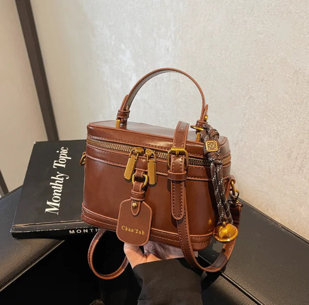 Elegant PU Leather Crossbody Bag - Kim’s Signature Beauty & Accessories    