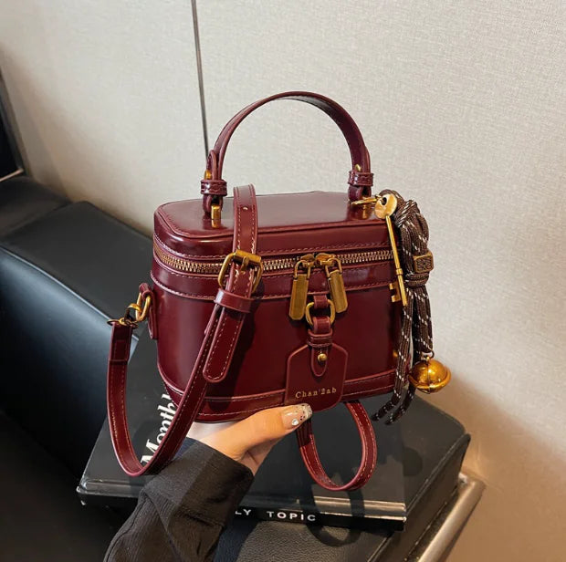 Elegant PU Leather Crossbody Bag - Kim’s Signature Beauty & Accessories    