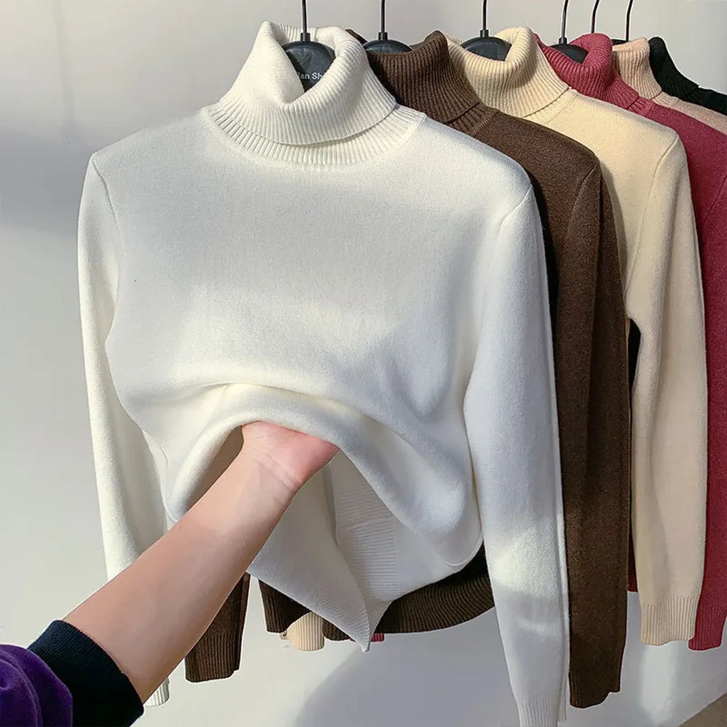 Elegant Turtleneck Winter Sweater - Kim’s Signature Beauty & Accessories    