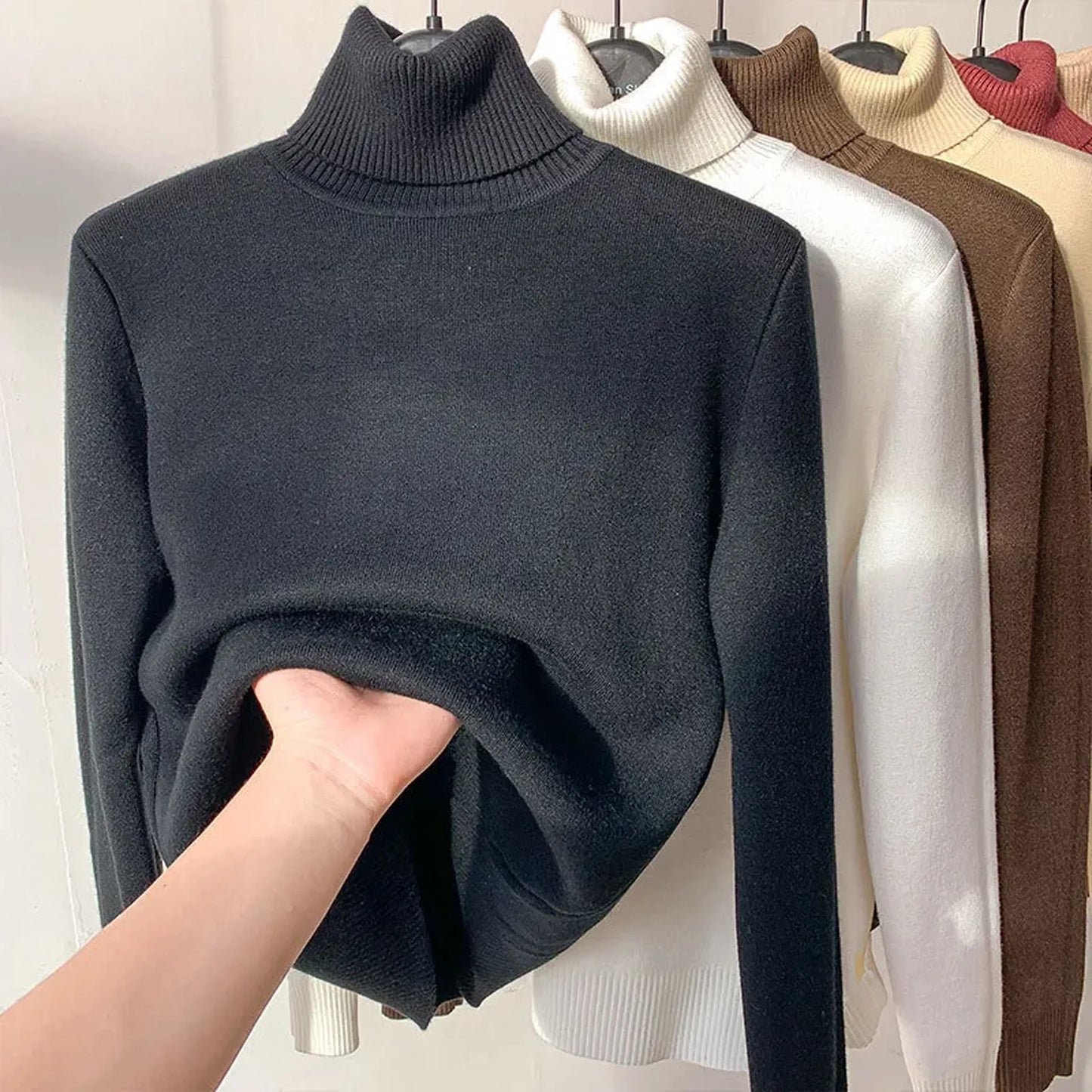 Elegant Turtleneck Winter Sweater - Kim’s Signature Beauty & Accessories    