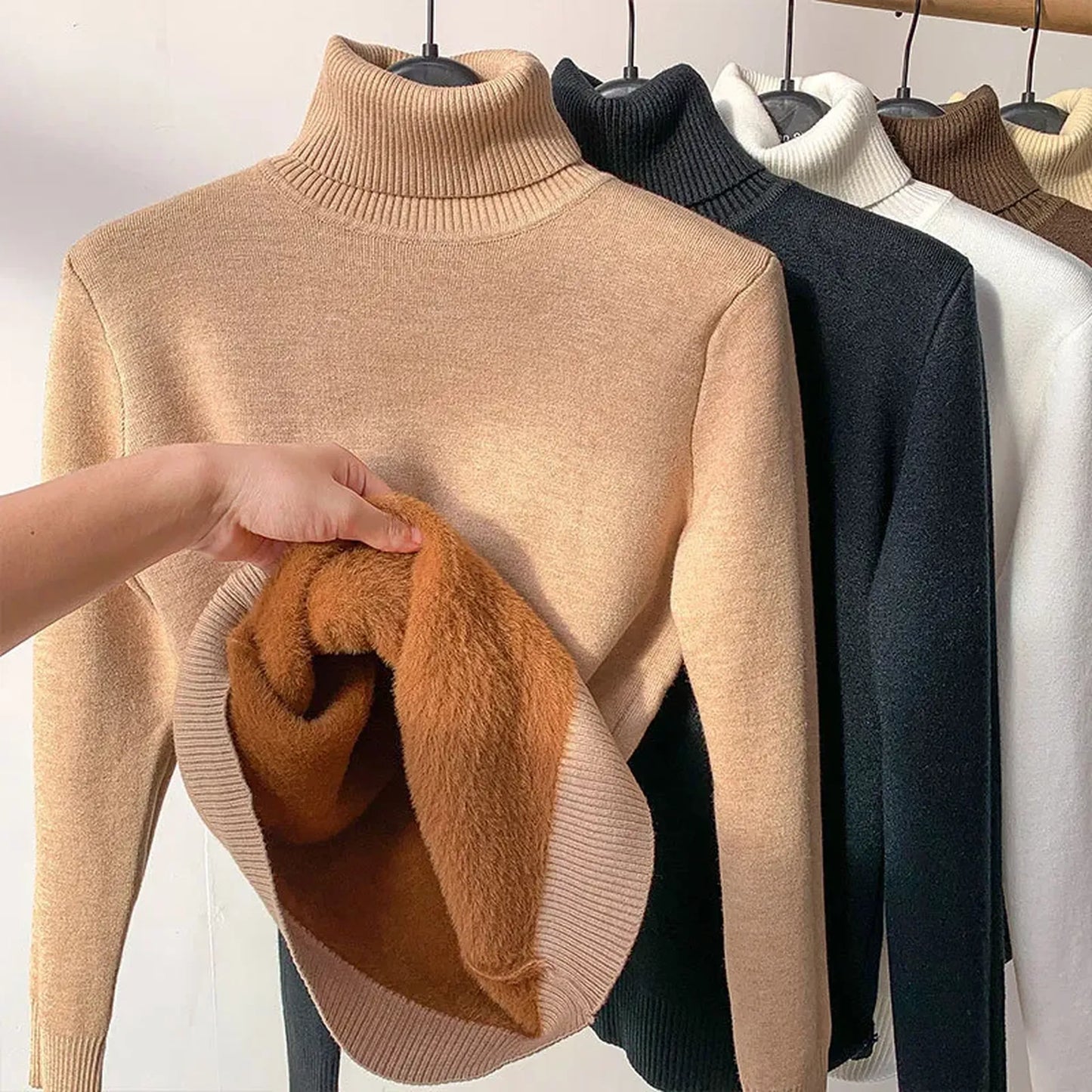 Elegant Turtleneck Winter Sweater - Kim’s Signature Beauty & Accessories    