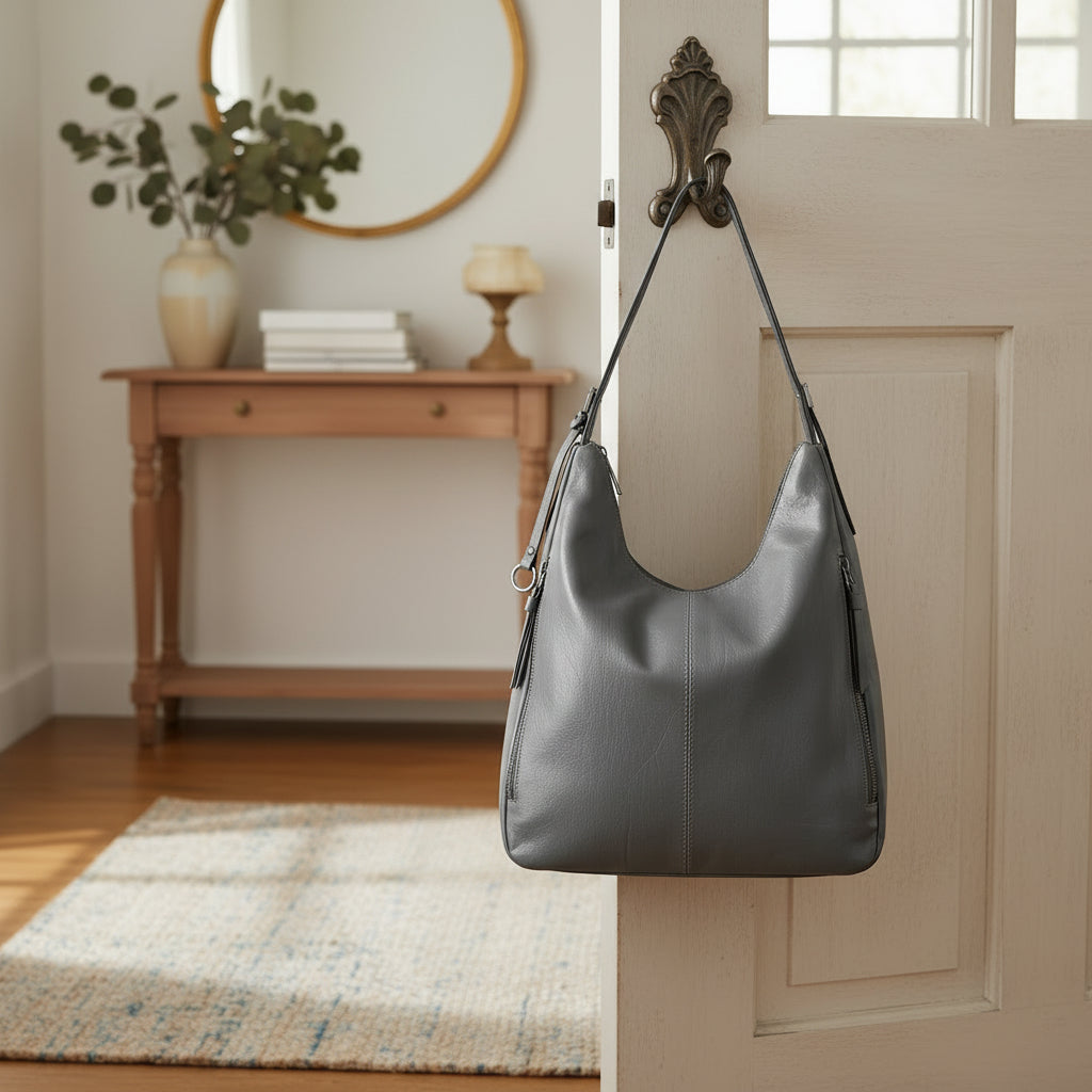 Elegant Women's PU Leather Shoulder Tote Bag – Everyday Fashion Handbag - Kim’s Signature Beauty & Accessories