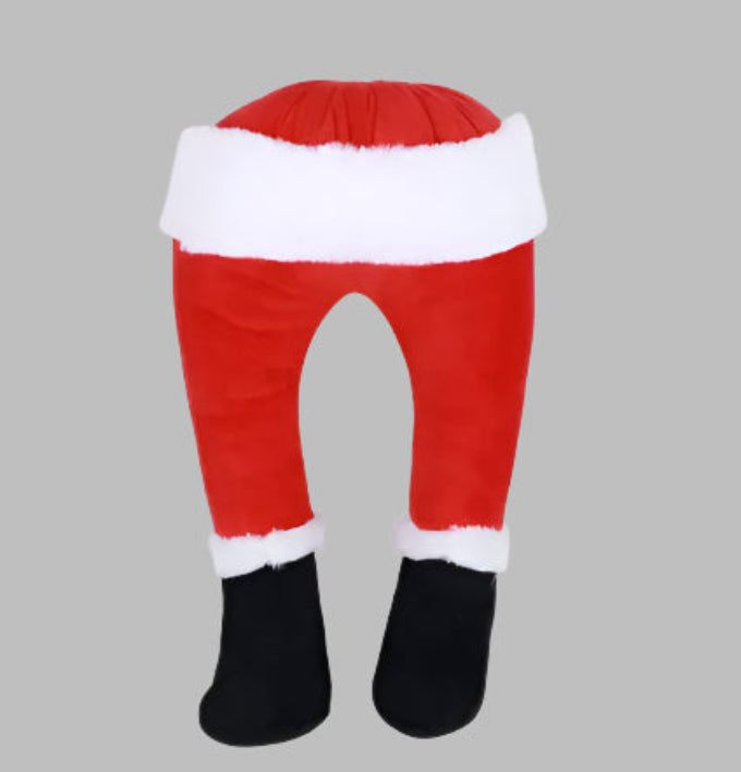 Elf & Santa Leg Christmas Decorations – Whimsical Holiday Yard or Tree Decor - Kim’s Signature Beauty & Accessories    