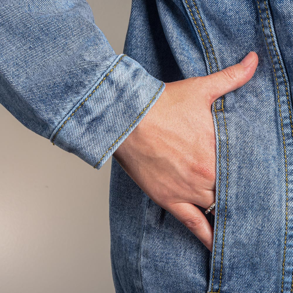 Encouragement in Denim: 'You Are Amazing' Jean Jacket - Kim’s Signature Beauty & Accessories    